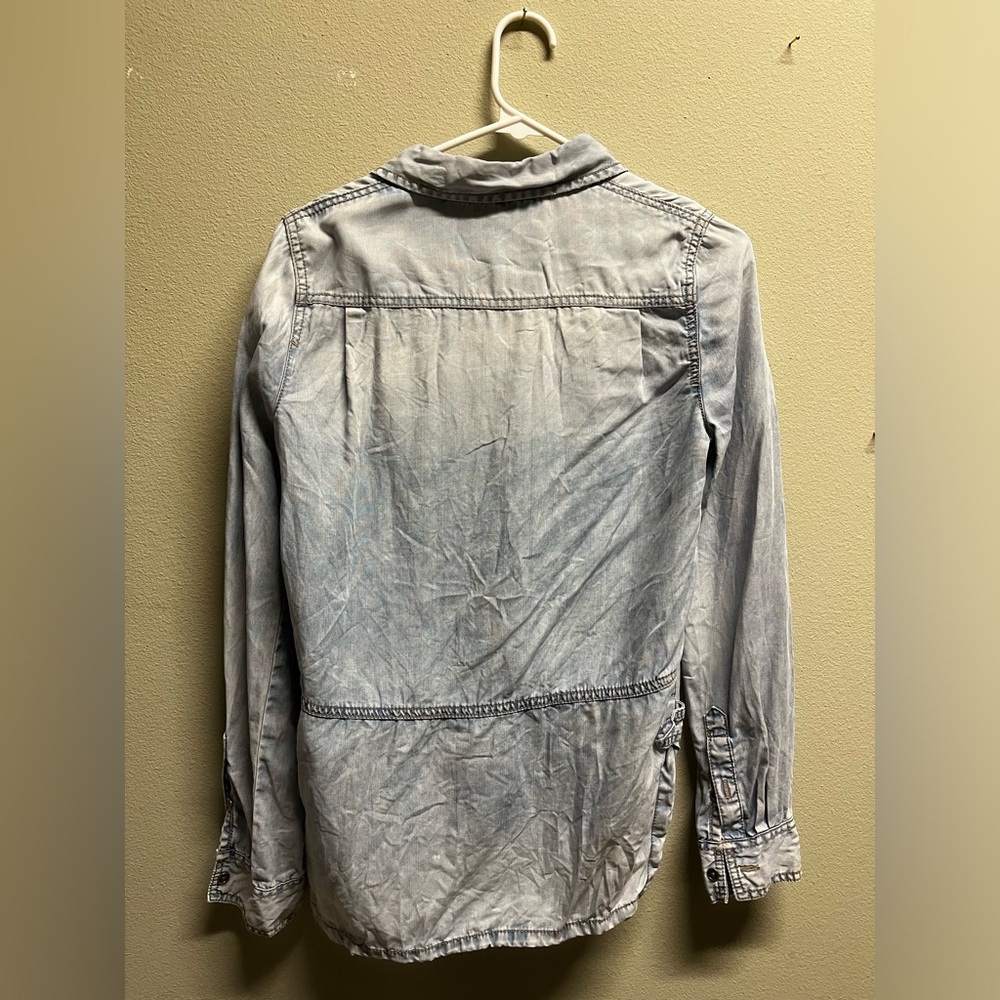Holding horses Anthropology shirt. Denim